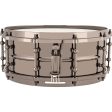 Ludwig Universal Metal 5.5x14 Snare Drum - Black Brass Online Sale