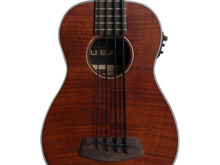 Kala U-Bass Exotic Mahogany Left-Handed Acoustic-Electric Bass Guitar For Discount