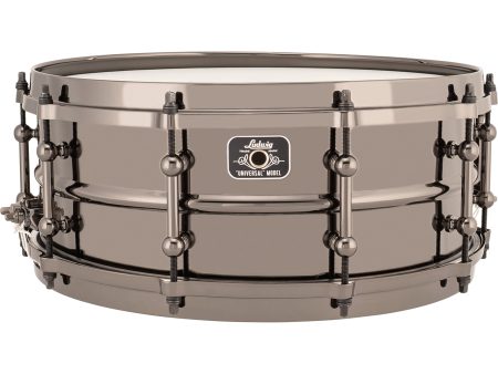 Ludwig Universal Metal 5.5x14 Snare Drum - Black Brass Online Sale