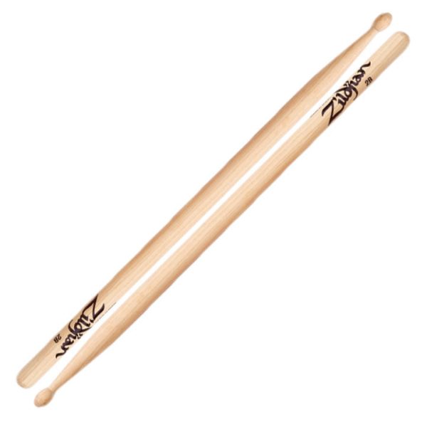 Zildjian 2BWN 2B Wood Tip Hickory Drumsticks Sale