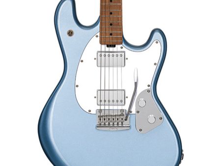 Sterling by Music Man StingRay SR50 Electric Guitar in Firemist Silver For Sale