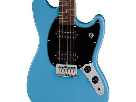 Squier Sonic Mustang HH, Laurel Fingerboard, Black Pickguard, California Blue Online