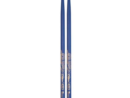 Zildjian 5A Limited Edition 400th Anniversary Jazz Drumsticks - Blue Discount