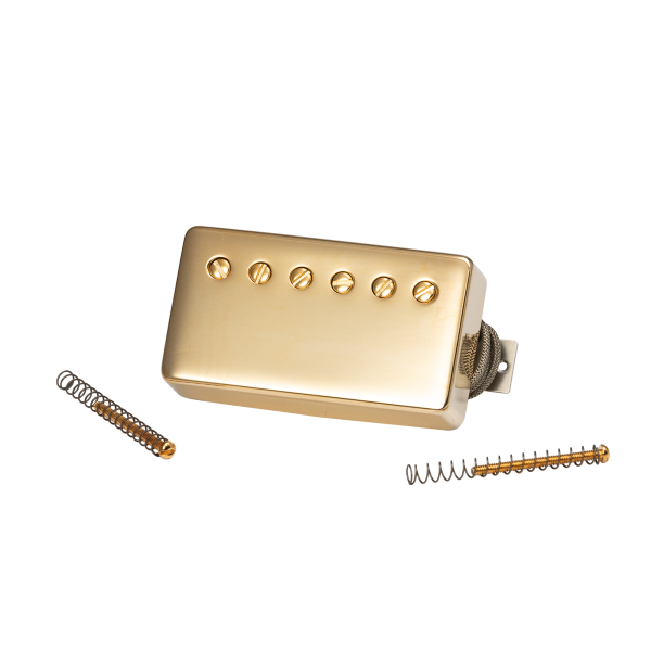 Gibson Custombucker Humbucker Pickup Matched Set in Gold For Sale