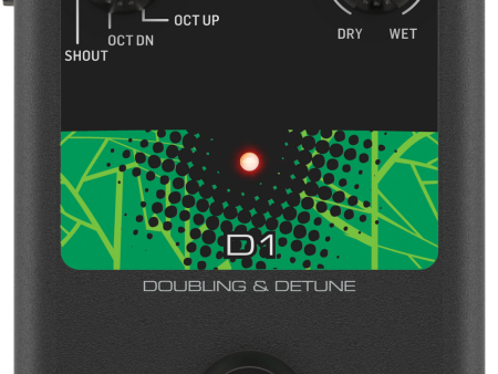 TC Helicon VoiceTone D1 Doubling & Detune Pedal Online