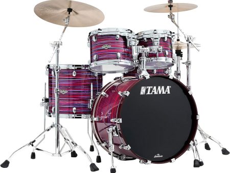 Tama Starclassic Walnut Birch Lacquer 4-Piece Shell Pack - Phantasm Oyster Sale