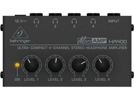 Behringer Microamp HA400 4-Channel Stereo Headphone Amplifier Hot on Sale