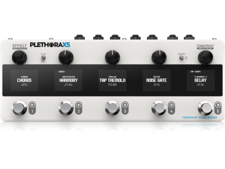 TC Electronic PLETHORA X5 TonePrint Multi-FX Pedalboard For Discount