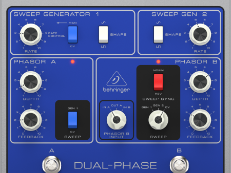 Behringer DUAL-PHASE Dual Phase Shifter with 12 Opto-Couplers on Sale