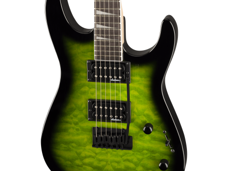 Jackson JS Series Dinky® JS20 DKQ 2PT Electric Guitar, Transparent Green Burst Discount