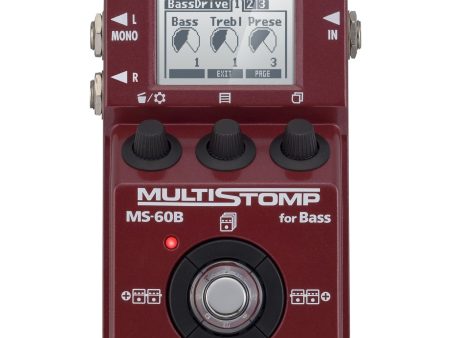 Zoom MS-60B Multi-Stomp Bass Pedal (ZMS-60B) For Cheap