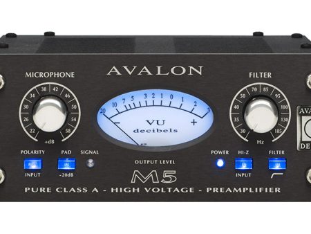 Avalon M5 Pure Class A Microphone Preamplifier - Black (M5-B) Discount