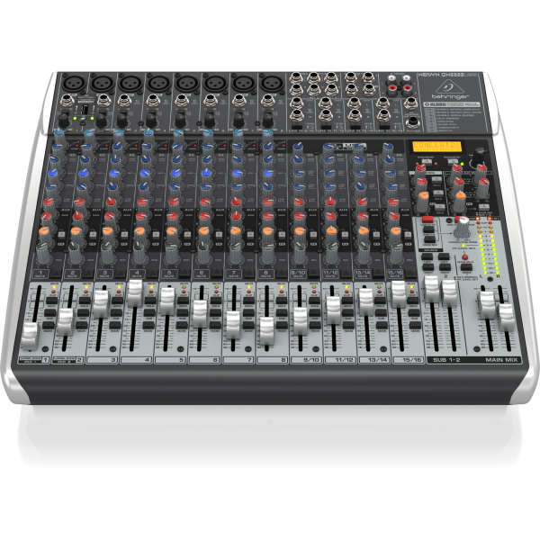 Behringer XENYX QX2222USB 22-Input USB Audio Mixer with Effects For Cheap