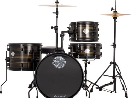 Ludwig Pocket Kit AIMM Exclusive 4-Piece Kit - Bronze Swirl For Sale