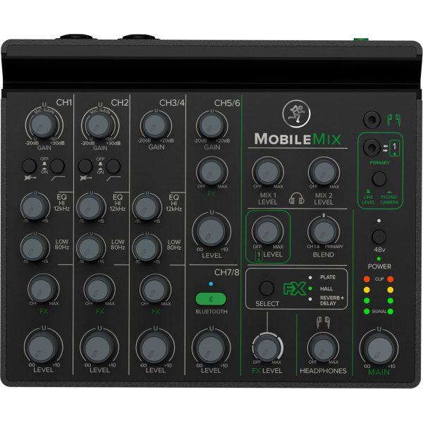 Mackie MobileMix 8-Channel USB-Powerable Mixer for Live Sound and Streaming Online now