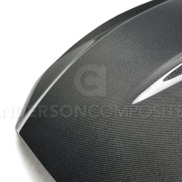 Anderson Composites 15-17 Ford Mustang (Excl. GT350 GT350R) Double Sided Type-GT5 Carbon Fiber Hood Discount