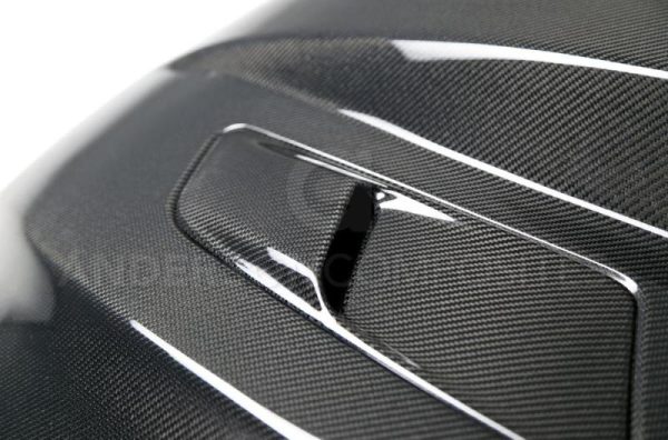 Anderson Composites 15-17 Ford Mustang (Excl. GT350 GT350R) Double Sided Carbon Fiber Cowl Hood For Discount