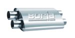 Borla 2.25in Dual In Out 19in x 9.5in x 4in Turbo XL Muffler For Cheap