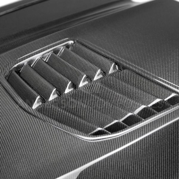 Anderson Composites 16-19 Chevrolet Camaro Double Sided Carbon Fiber Type-T2 Style Hood Discount