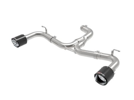 aFe 18-20 VW GTI (MK7.5) 2.0L MACH Force-Xp 3in to 2.5in 304 SS Axle-Back Exhaust System- Carb. Tips For Sale