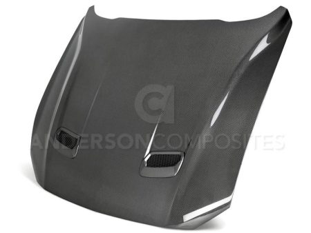 Anderson Composites 18-20 Ford Mustang Double Sided Type-OE Carbon Fiber Hood Sale