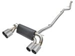 aFe 16-18 BMW M2 L6-3.0L MACH Force-Xp 3in to 2.5in 304 SS Cat-Back Exhaust System-Quad Polish Tips Sale