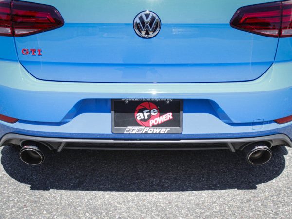 aFe 18-20 VW GTI (MK7.5) 2.0L MACH Force-Xp 3in to 2.5in 304 SS Axle-Back Exhaust System- Carb. Tips For Sale