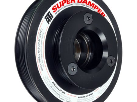 ATI Damper - 6.78in - Alum - 4 & 6 Grv - Honda H22 - Street - 4 Percent & 9 Percent OD Sizes Online Hot Sale