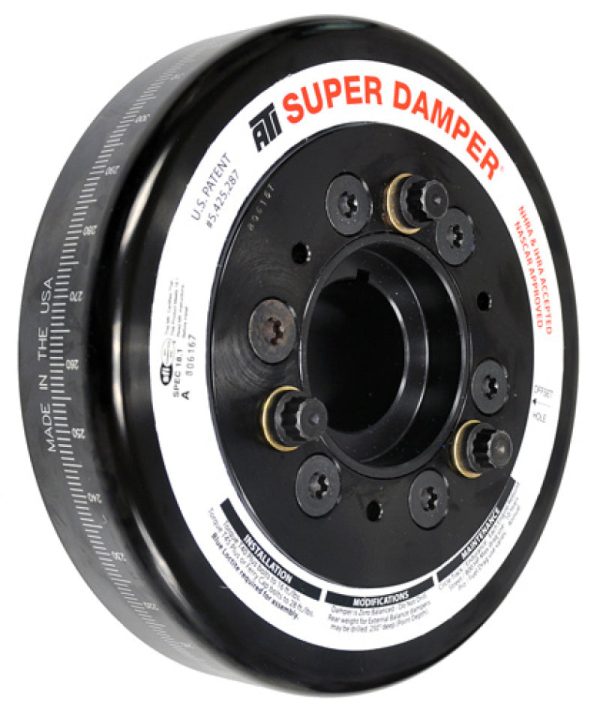 ATI Damper - 6.78in - Alum - 6 Grv - 10 Percent UD - LS1 LS2 - F V Body - 25T 8mm HTD Drive On Rear Online now