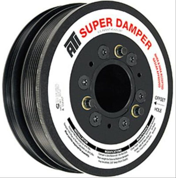 ATI Damper - 5.67in - Alum - 6 4 Grv - 25 Percent UD - LS1 LS2 - F & V Body - 10 Per UD A C - 1Pc Sale