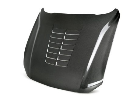 Anderson Composites 18-19 Ford Mustang Double Sided Type-GT5 Carbon Fiber Hood on Sale