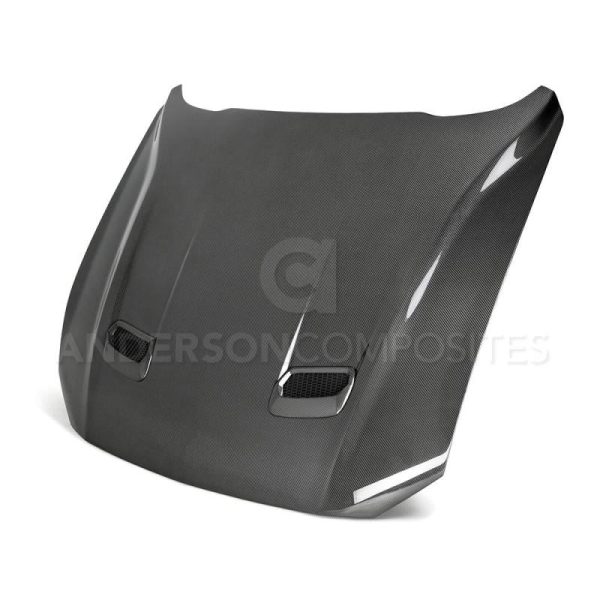 Anderson Composites 18-20 Ford Mustang Double Sided Type-OE Carbon Fiber Hood Sale