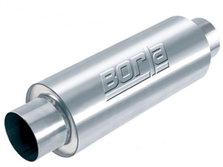 Borla XR-1 Multi-Core 3in Ctr-Ctr Round 16in x 6.25in Rotary Engine Equipped Racing Muffler Online Sale