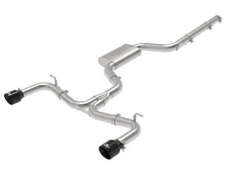 aFe MACHForce XP 3in-2.5in SS Exhaust Cat-Back 18-19 Volkswagen GTI (MK7.5) L4-2.0L (t) - Black For Sale