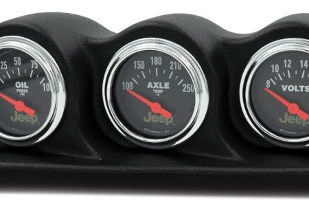 Autometer 07-10 Jeep Wrangler JK Oil PSI Axle Temp Volt 3 Piece Gauge Kit on Sale