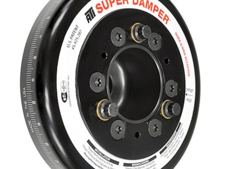 ATI Damper - 7.074in - Alum - Honda F20 F22 - Race - 6 Grv Rear Aluminum Pulley - 10 Percent UD on Sale