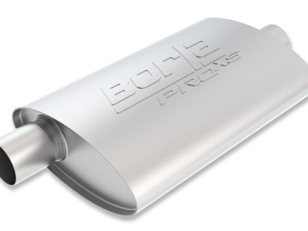 Borla Universal 2.25in Inlet Outlet Oval Center Offset 14in x 4in x 9.5in ProXS Muffler Online now