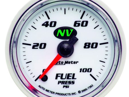 Autometer 52.4mm Full Sweep Electric Fuel Pressure Gauge For Discount