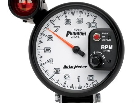 Autometer 5 inch Pedestal Mount 10000 RPM Shift-Lite Tachometer Fashion