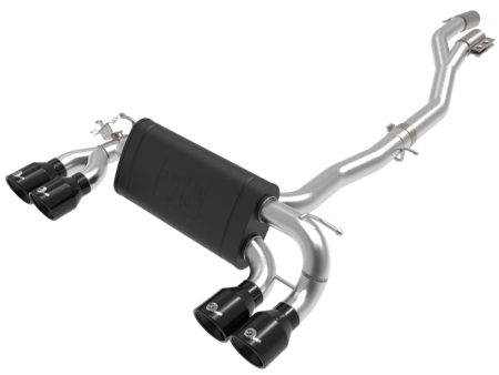 aFe MACHForce XP Exhausts Cat-Back SS 19-21 BMW M2 Competition L6-3.0L w Black Tips Sale